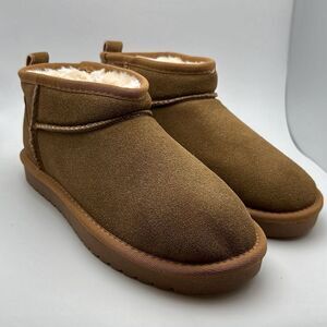 NWT CUSHIONAIRE Women's pull on boot 7.5 CHESTNUT